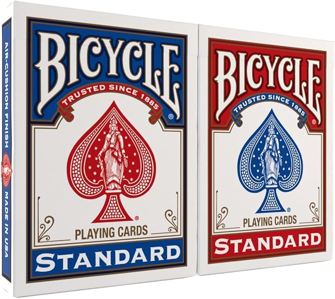 Bicycle playing cards 2 pack red and blue decks