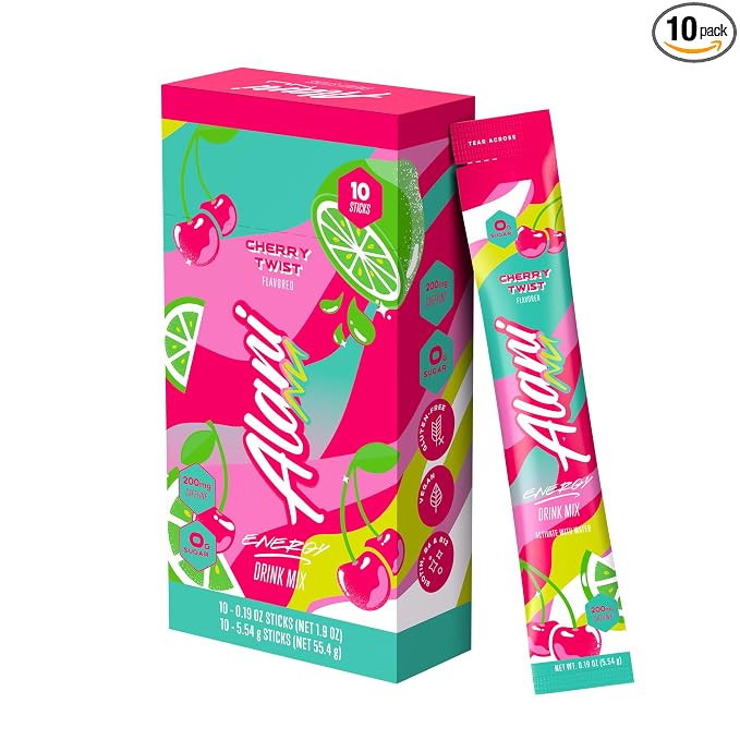 Alani Nu Cherry Twist energy drink powder 10-pack