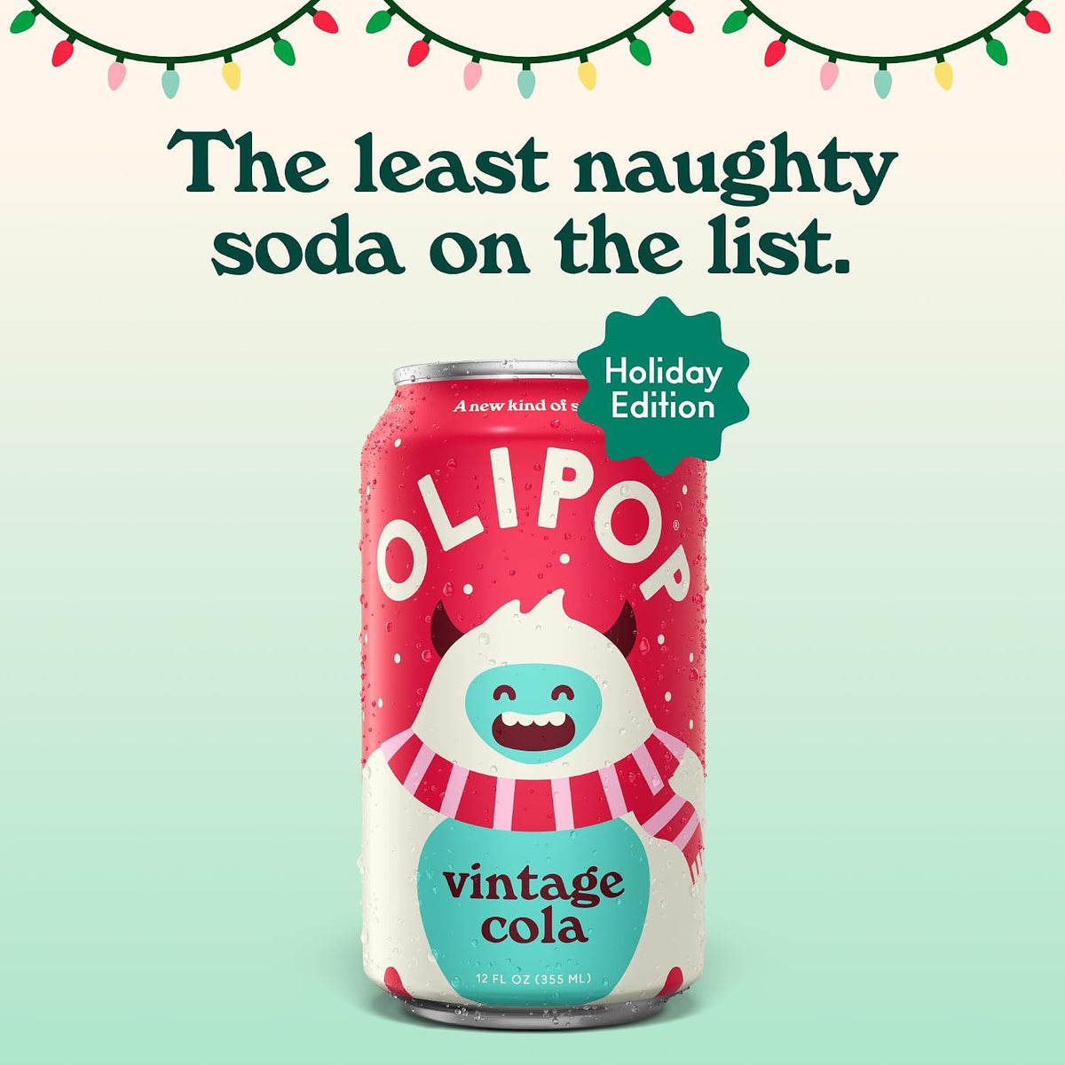 OLIPOP cola-style prebiotic soft drink