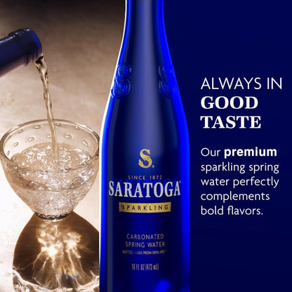 Saratoga recycled PET plastic water bottles