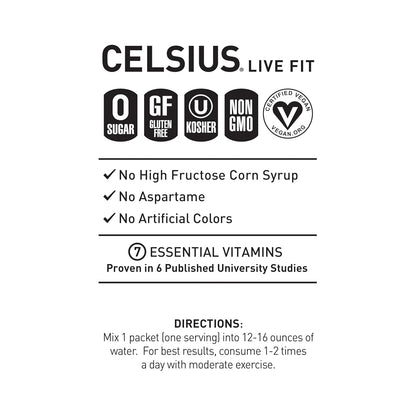 CELSIUS portable watermelon energy drink powder sticks