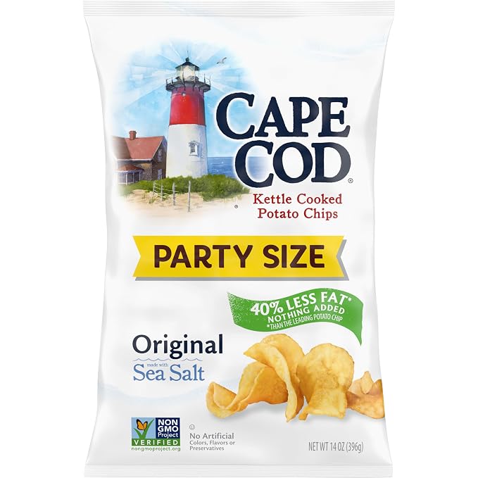Cape Cod Less Fat Original Kettle Chips 14 oz bag