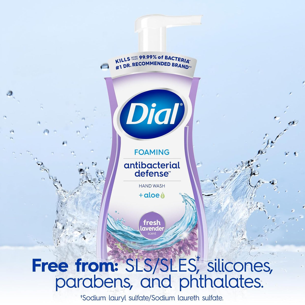 Dial dermatologist tested foaming hand wash