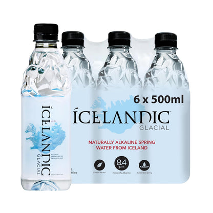 Icelandic Glacial natural spring alkaline water bottles