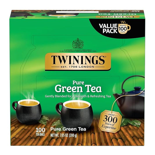 Twinings Pure Green Tea 100 count box
