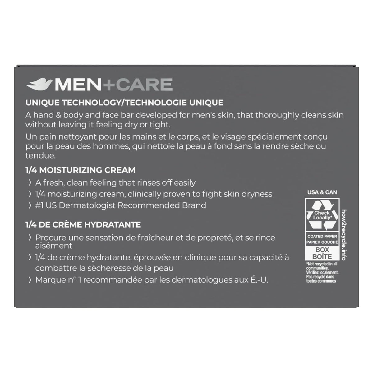 Dove Men+Care 3-in-1 soap bar for daily grooming
