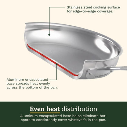 Chef's Classic stainless steel cookware pan