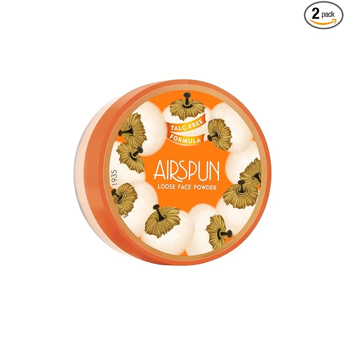 Airspun Loose Powder Translucent Extra Coverage two-pack