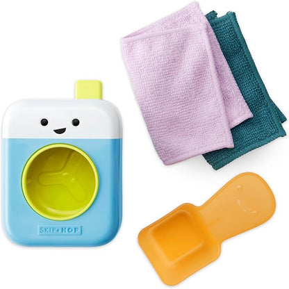 Baby bath café toy with foam play feature