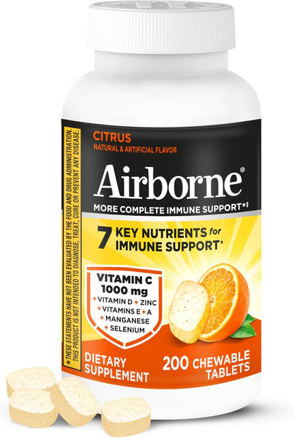 Airborne 1000mg Vitamin C immune support chewables