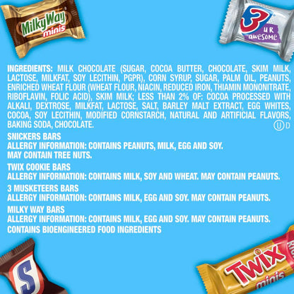 Sharing size chocolate candy bars for game day