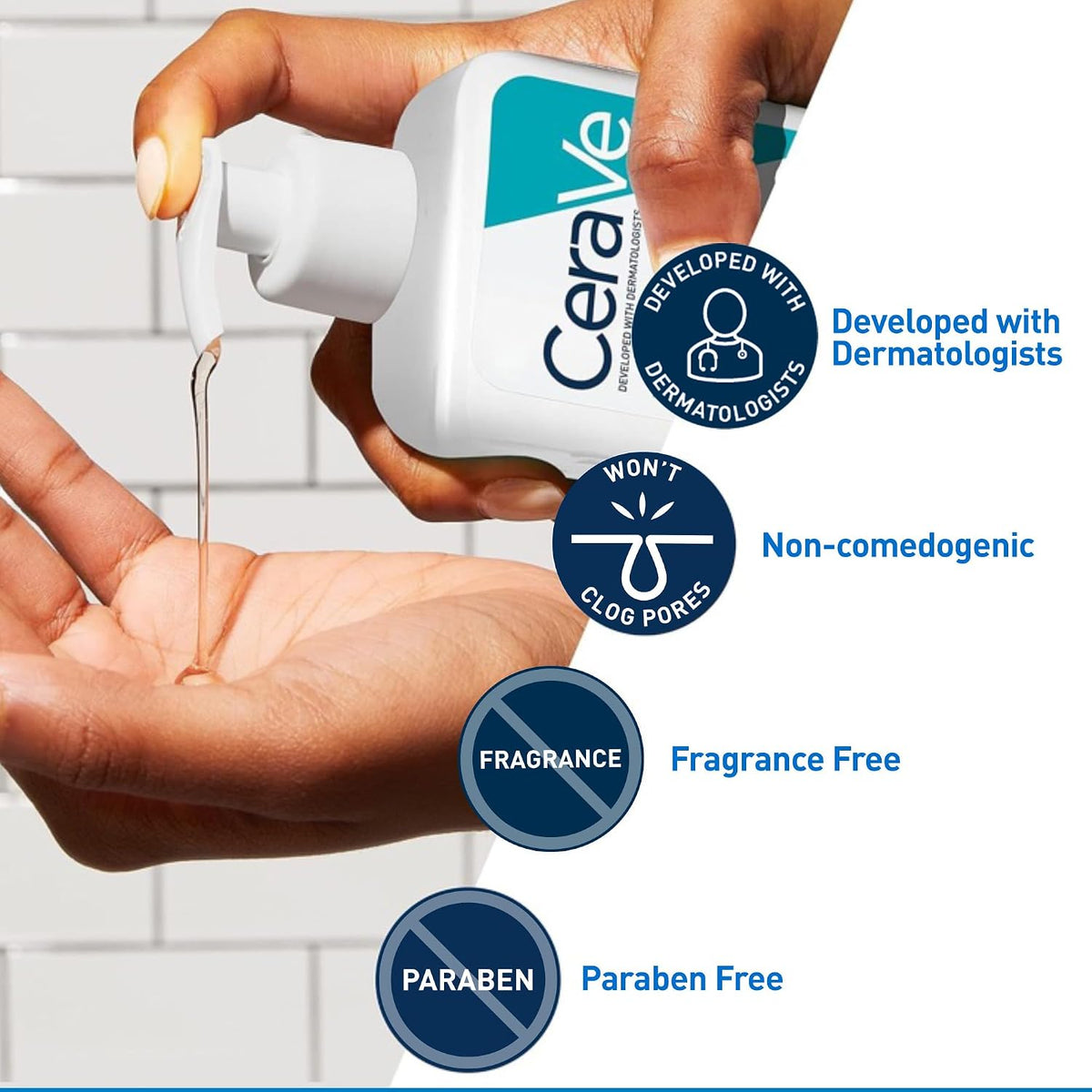 CeraVe acne cleanser for acne-prone skin