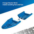 LEGO Marvel Spidey and Green Goblin ship play scene