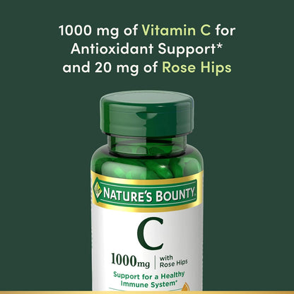 Nature's Bounty immune support Vitamin C caplets