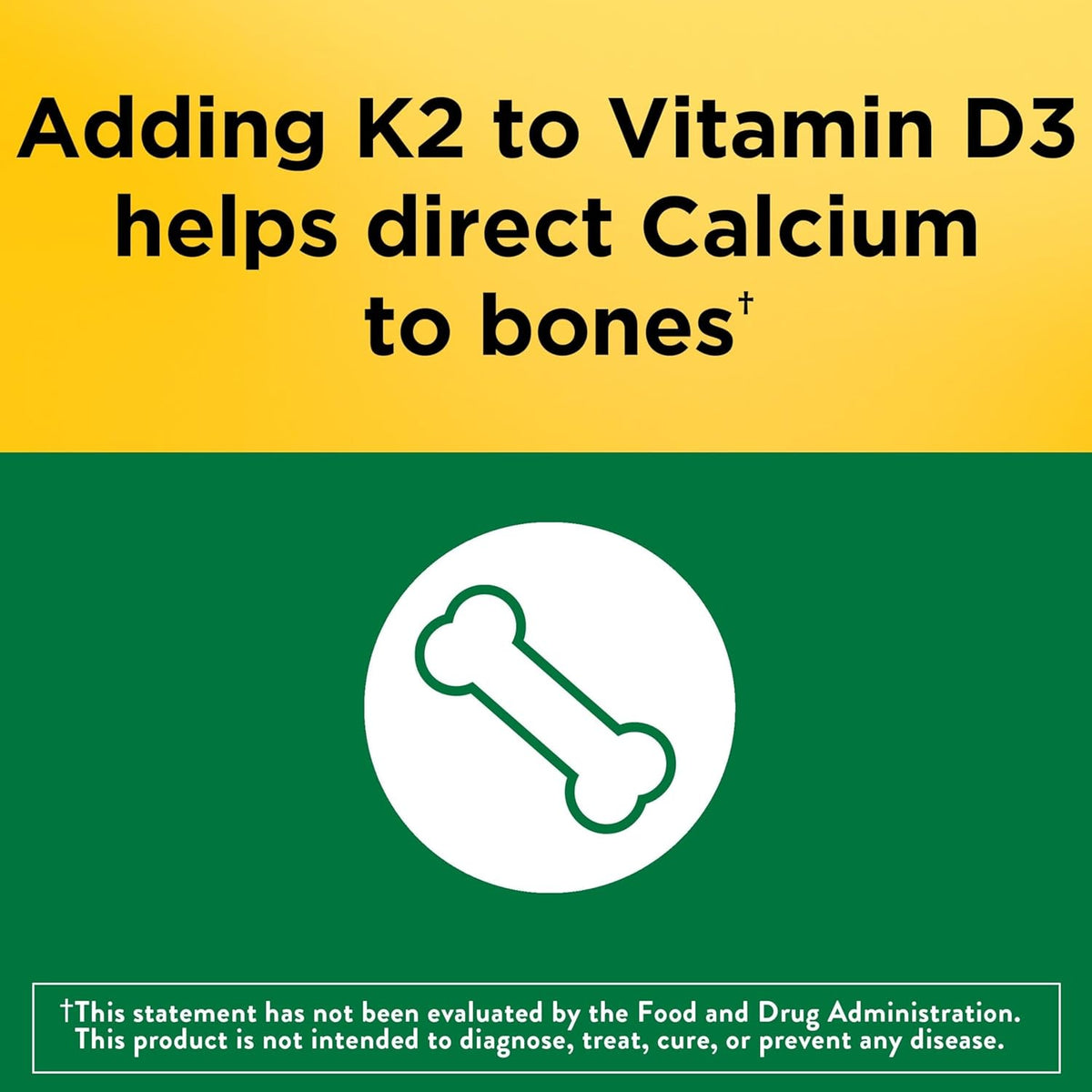 Nature Made gluten free D3 K2 softgels 30 count