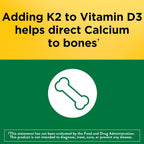 Nature Made gluten free Vitamin D3 K2 gummies packaging