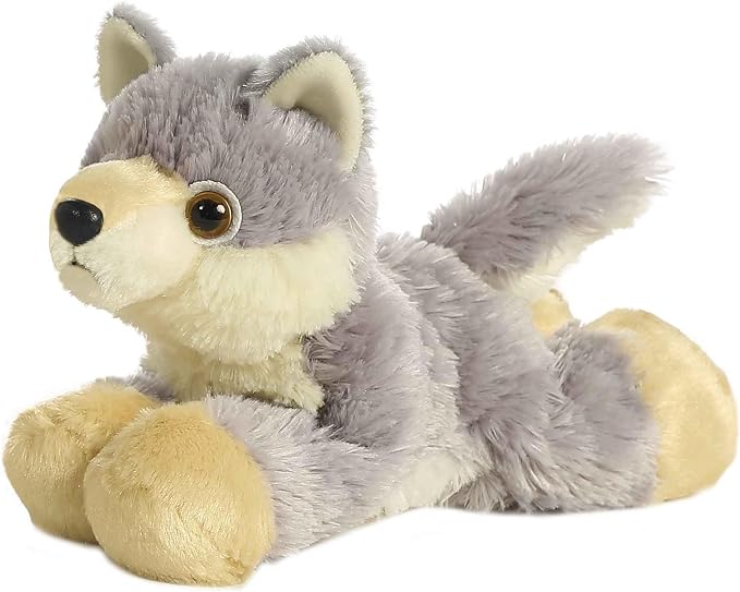 Aurora Mini Flopsie Woolsey 8 inch wolf pup plush