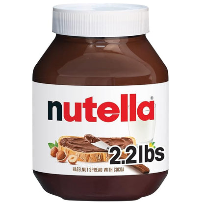 Nutella 35.3 oz creamy hazelnut cocoa spread jar