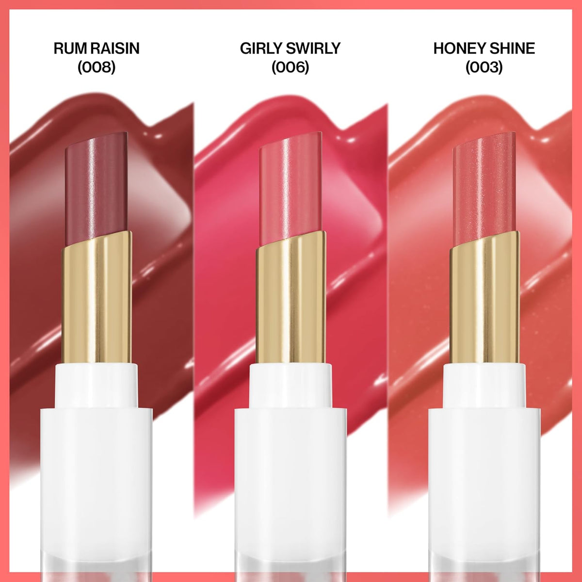 REVLON Super Lustrous lip balm trio with glossy shine