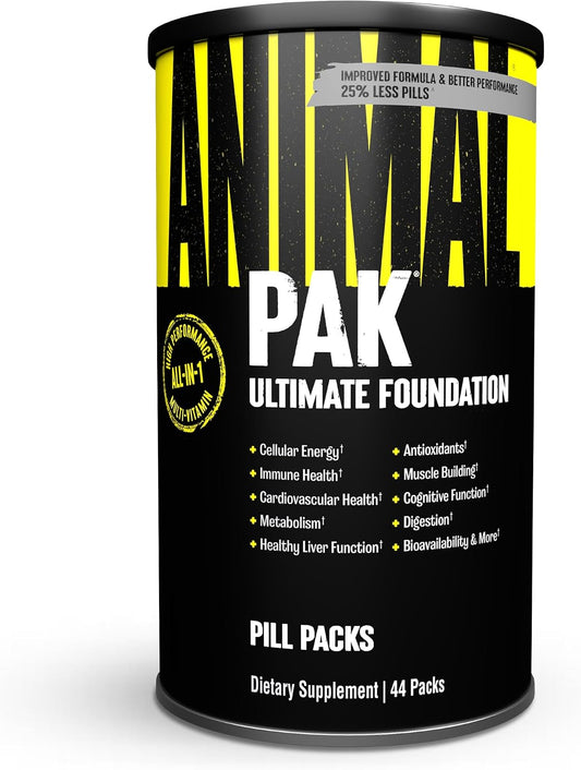 Animal Pak daily vitamin supplement for men and women