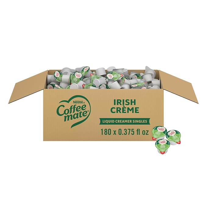 Coffee Mate Irish Creme liquid coffee creamer singles pack