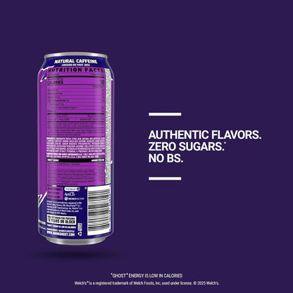 GHOST Welch's Grape energy drink multipack