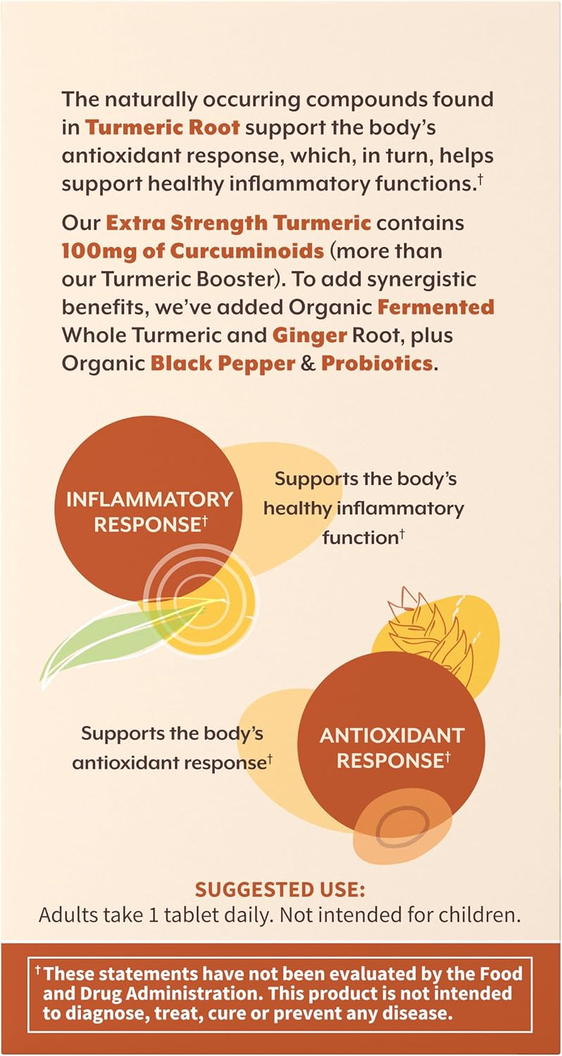Garden of Life turmeric supplement with ginger and black pepper