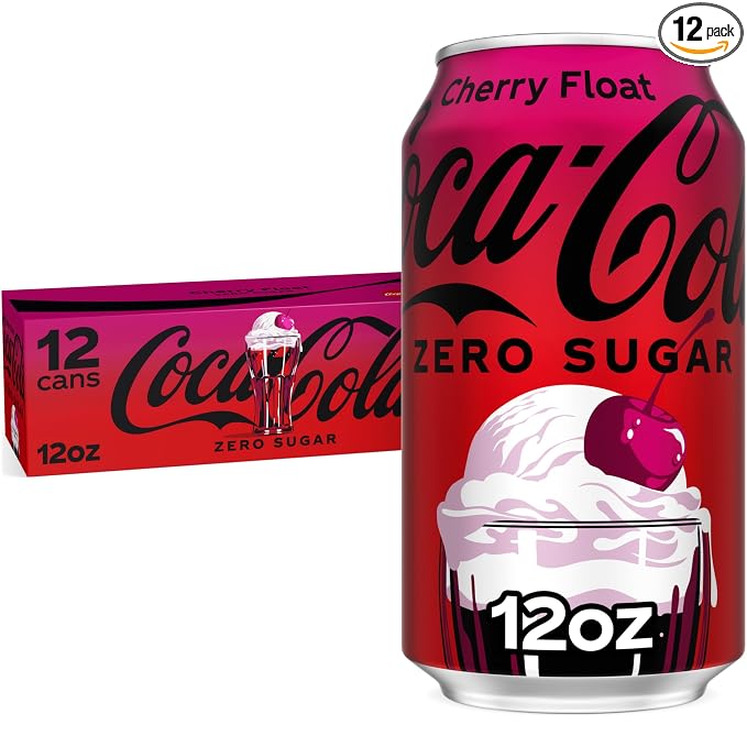 Coca-Cola Zero Sugar Cherry Float 12 pack cans