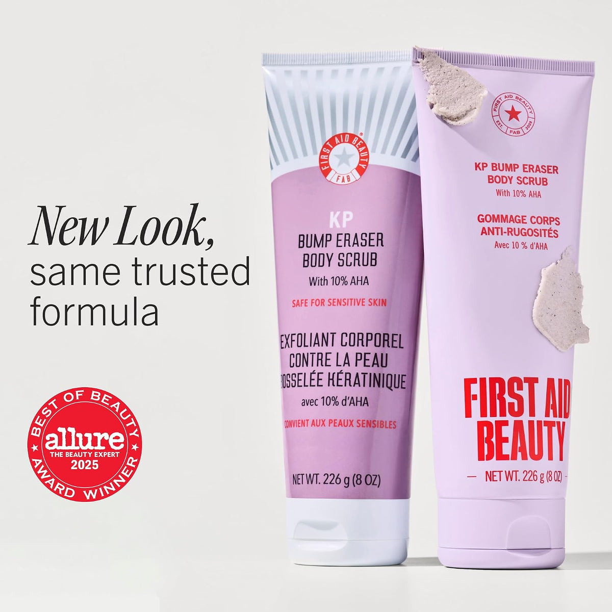 KP Bump Eraser scrub with pumice buffing beads