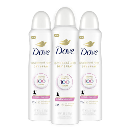 Dove Clear Finish dry spray antiperspirant deodorant