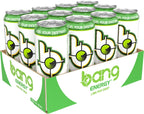 BANG energy drinks in Lime Pop Drop flavor