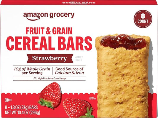 Amazon Grocery Strawberry Fruit & Grain Cereal Bars