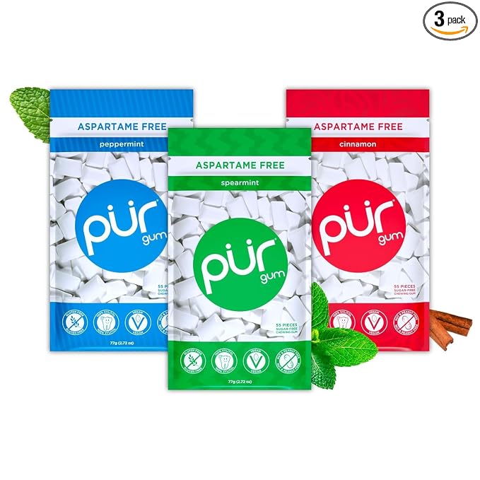 PUR Gum xylitol variety pack 165 count