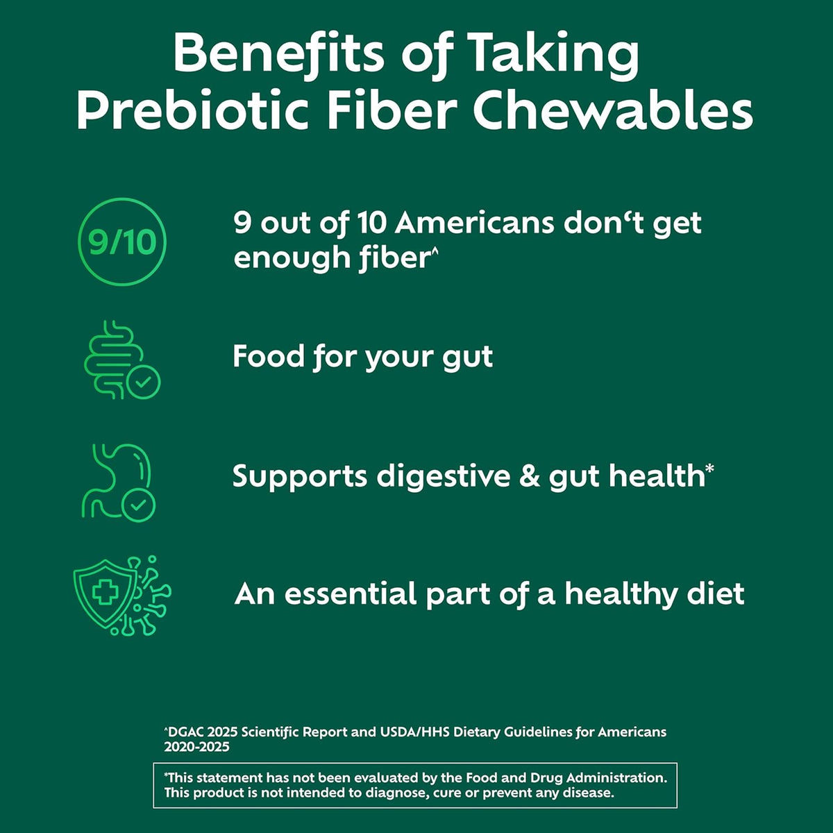Benefiber digestive health chewable tablets assorted fruit flavors