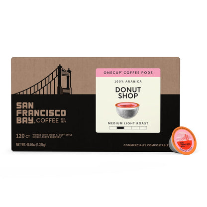 120 count commercially compostable coffee pods
