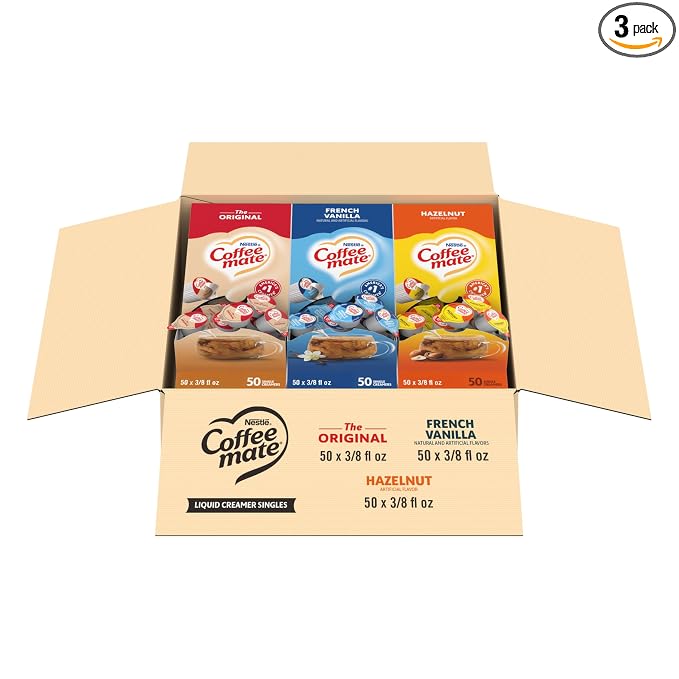 Coffee Mate creamer singles variety pack 150 count