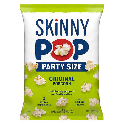 SkinnyPop Original Popcorn 8 oz party size bag