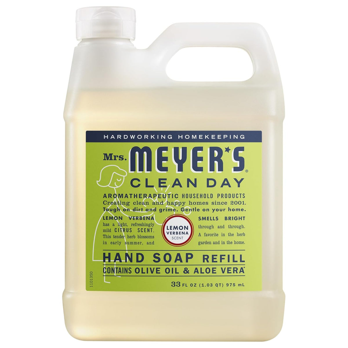 Mrs. Meyer's Clean Day hand soap refill bottle