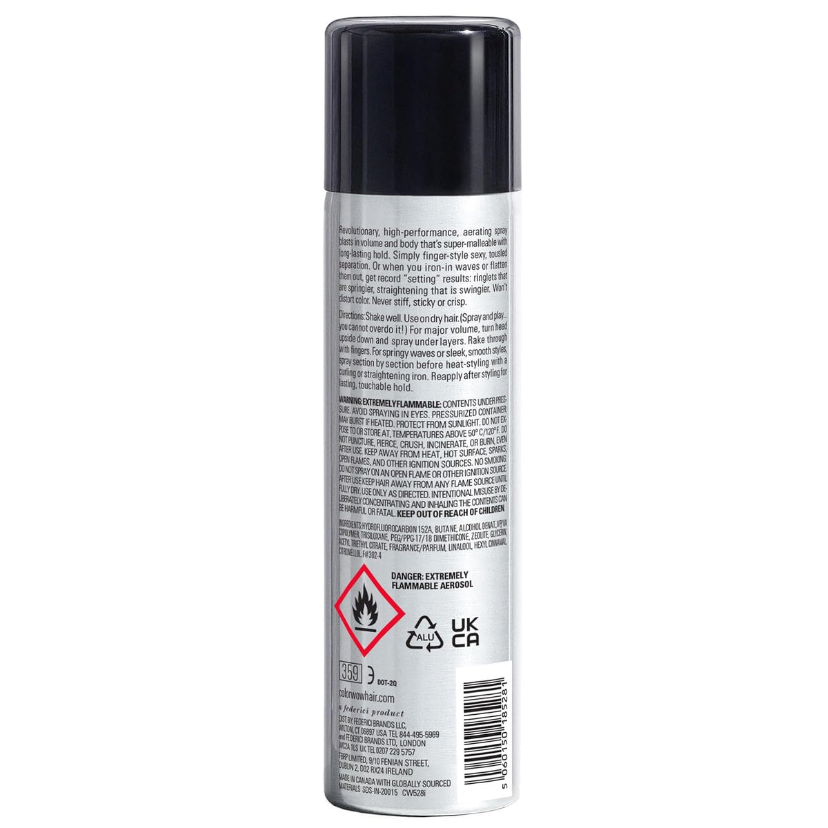 Non-sticky COLOR WOW volumizing texture spray