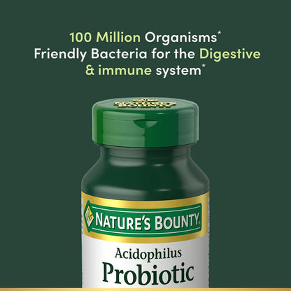 Nature's Bounty Lactobacillus acidophilus probiotic