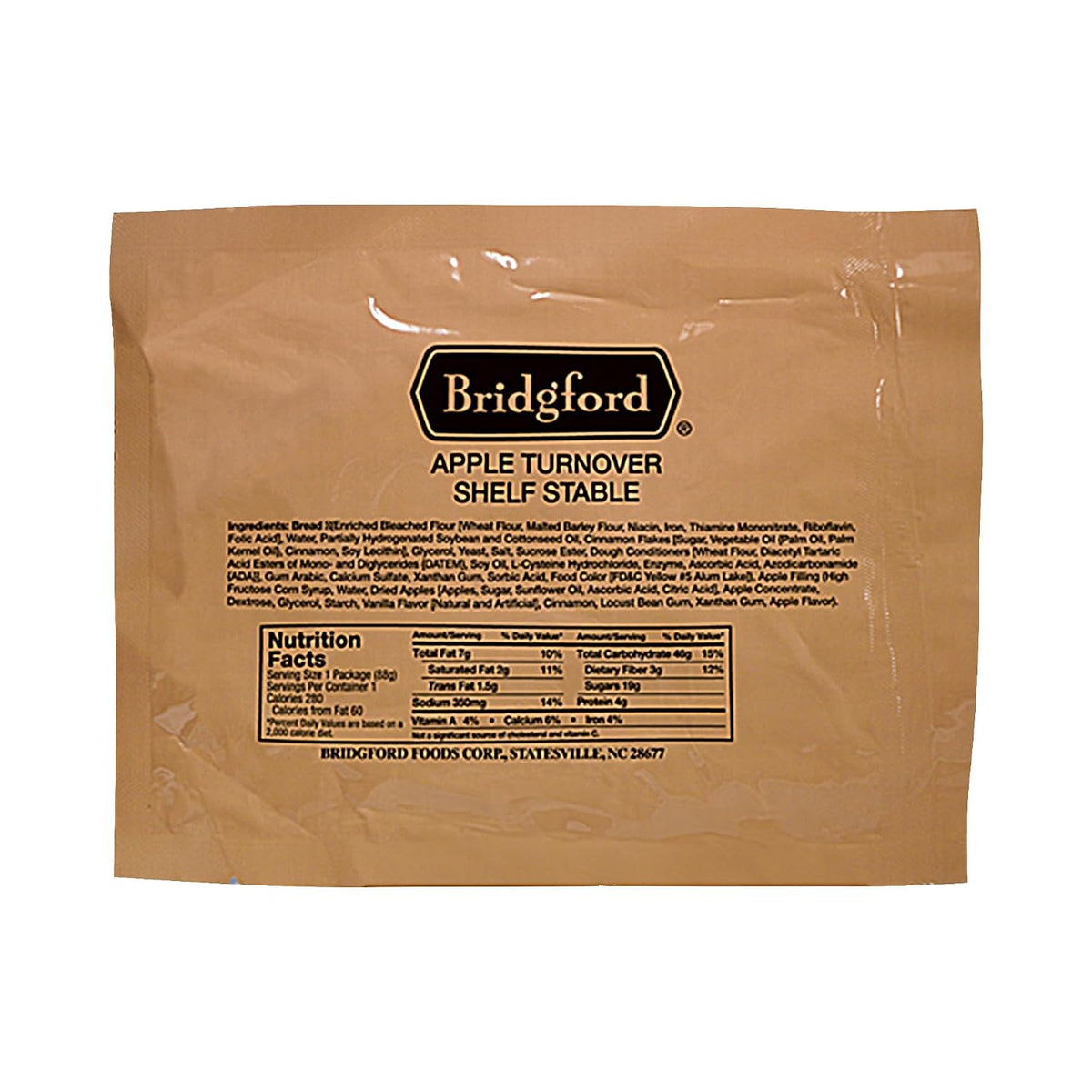 Bridgford Apple Turnover ready-to-eat camping food