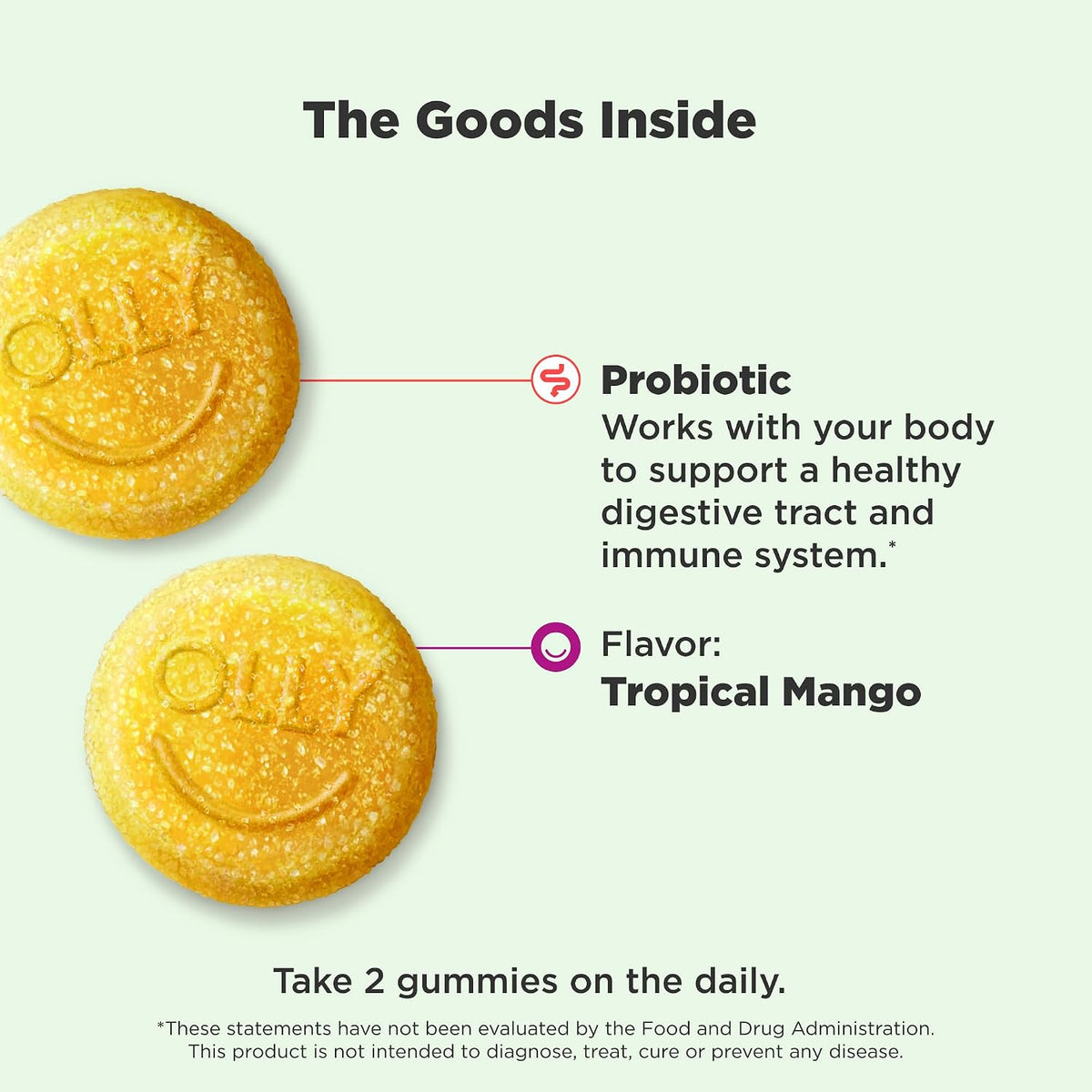 OLLY Probiotic Gummy immune and digestive support