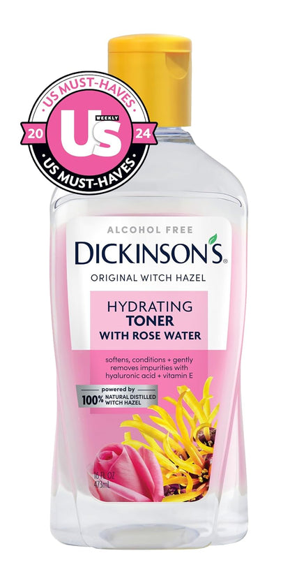 Dickinson's hydrating toner 16 oz skincare bottle