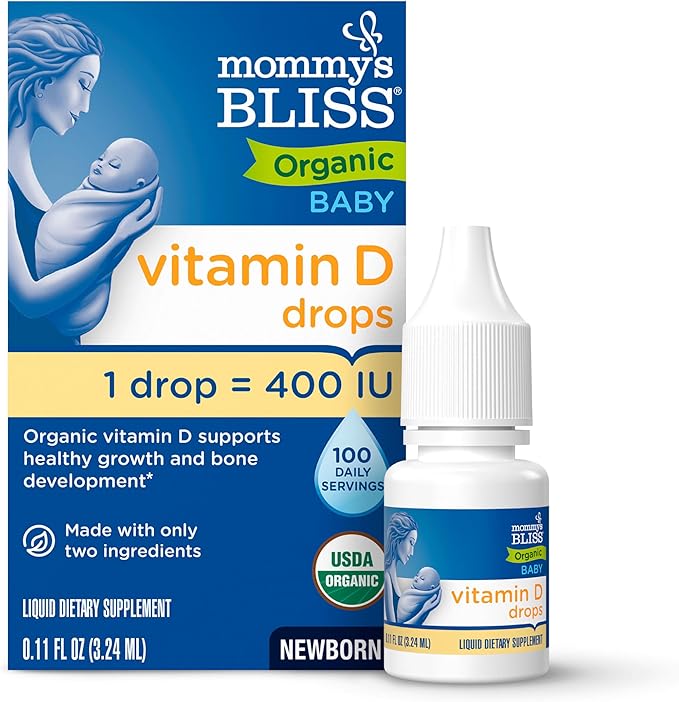 Mommy's Bliss Organic Baby Vitamin D Drops bottle