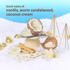 Vanilla shea sugar scrub and shave oil set
