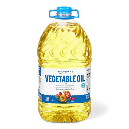 Amazon Grocery vegetable oil 128 fl oz bottle