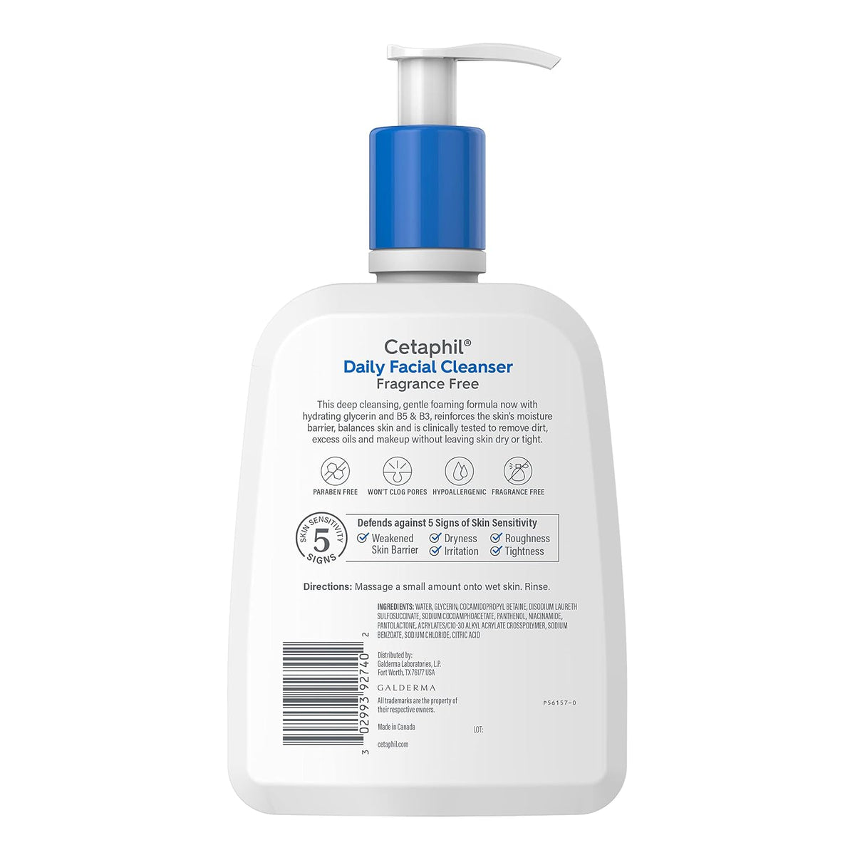 Gentle foaming cleanser for combination skin