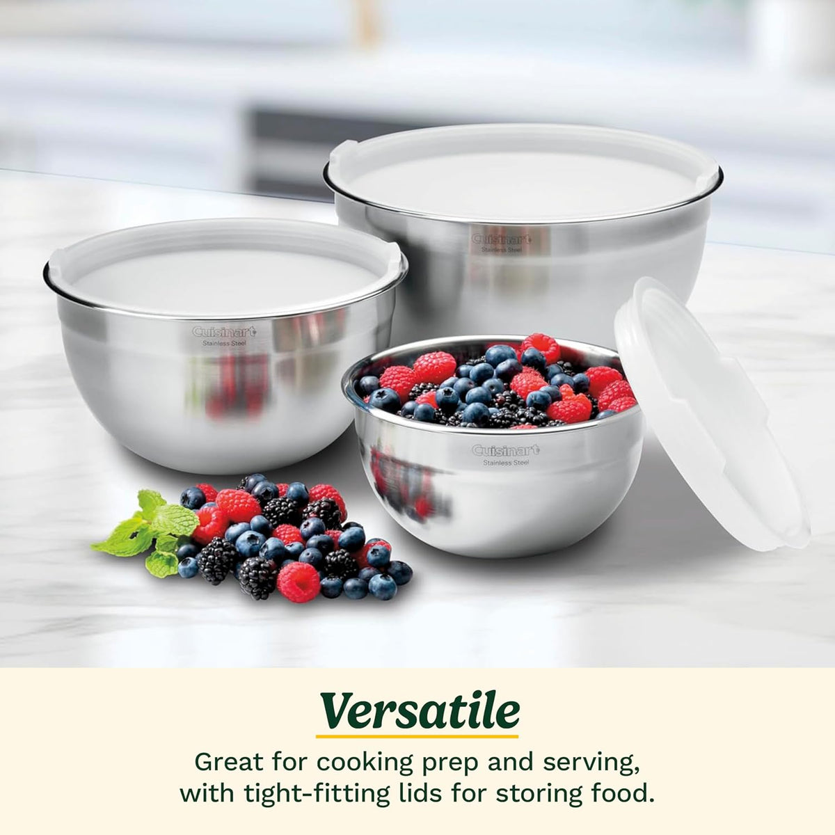 Cuisinart nesting bowls for baking and food prep