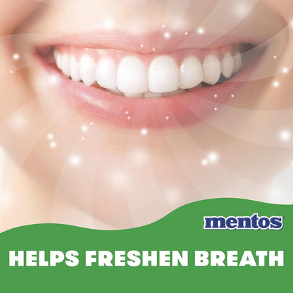 Fresh spearmint Mentos gum for on-the-go use