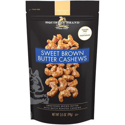 3.5 oz resealable sweet brown butter cashews